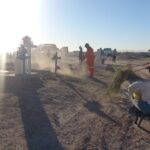 Refuerza Dirección de Limpia labores en panteones en el Valle de Juárez