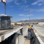Inicia Obras Públicas rehabilitación de alumbrado en el Camino Real