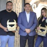 Ganadora de certamen internacional visita al Presidente Municipal