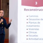 Claudia Sheinbaum presenta 4 ejes de trabajo frente a la emergencia por lluvias