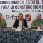 Maru Campos encabeza sesión de la Mesa de Seguridad en Parral