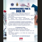 La SSPM emite recomendaciones de seguridad durante el Buen Fin