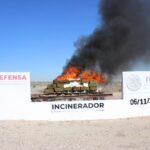 Incinera FGR casi una tonelada de narcóticos en Chihuahua