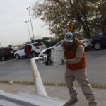 Instalan nuevas luminarias en la Perimetral Carlos Amaya