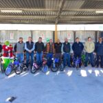 Unión de Recicladores del KM 20 dona 110 bicicletas a Santa Bombero