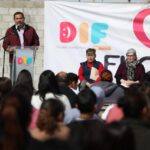 Inaugura Presidente Pérez Cuéllar Centro Florece en Parajes de San Juan