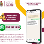 Facilitan trámites a organizaciones religiosas vía WhatsApp