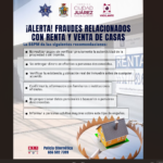 Alerta SSPM sobre fraudes relacionados con renta o venta de viviendas