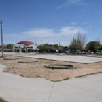 Presenta 50% de avance la rehabilitación de parque en la colonia Manuel Gómez Morín