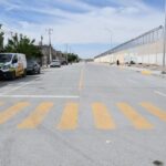 Pavimenta Obras Públicas con concreto hidráulico la calle Margarita Flores