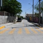 Pavimenta Obras Públicas con concreto la calle Francisco Villa