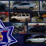 Recupera policía municipal nueve vehículos con reporte de robo gracias a operativo especial