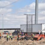 Mantiene Obras Públicas la construcción del puente en el boulevard Juan Pablo II