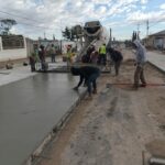 Pavimentará Obras Públicas calle Francisco Javier Mina y Lázaro Cárdenas en el ejido El Sauzal