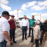 Supervisa alcalde trabajos para recuperar movilidad en carretera Juárez-Porvenir