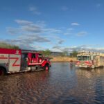 Protección Civil mantuvo saldo blanco ante crecida del Río Bravo; concentró trabajos en Pérez Serna