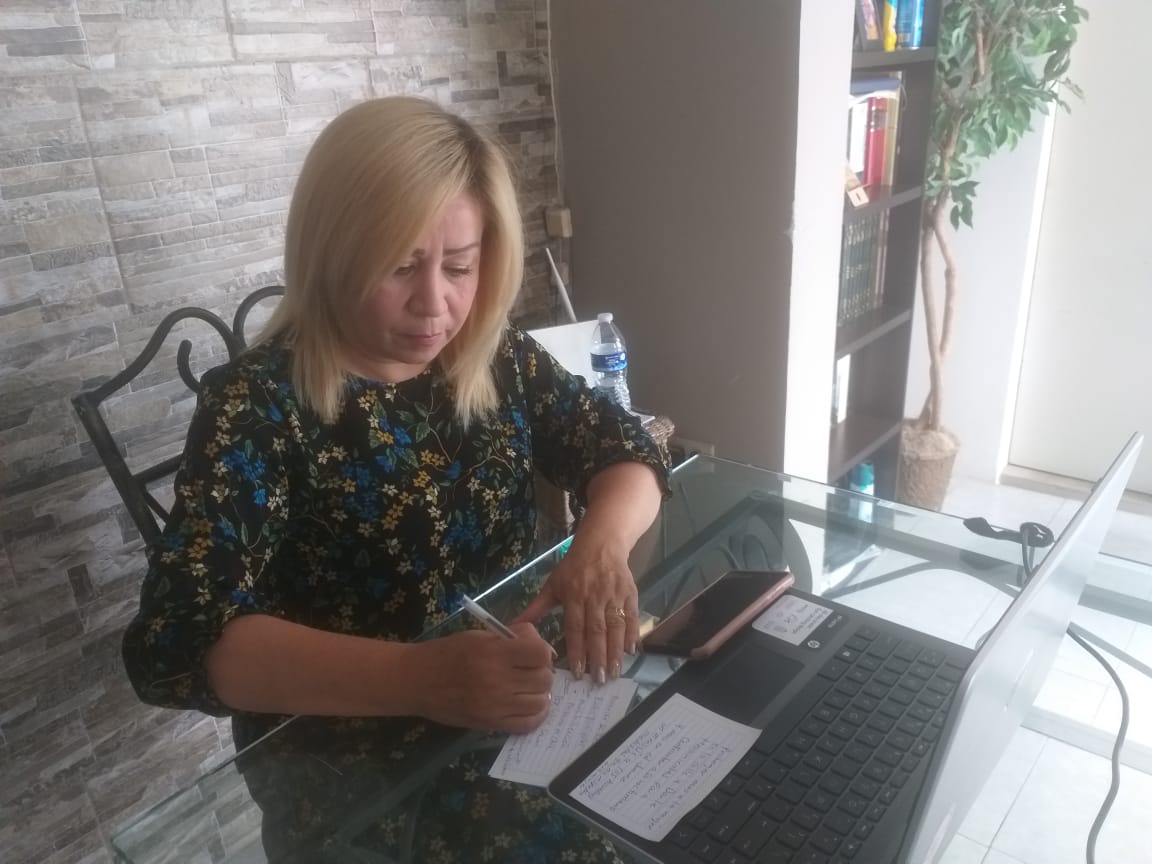 La diputada Marisela Sáenz, f