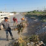 Continúan dependencias municipales limpiando colonias en distintas zonas de Cd. Juárez