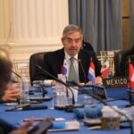 Sostiene Llamada el canciller Juan Ramón de la Fuente con el secretario de Estado de EE.UU., Marco Rubio