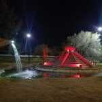 Dan mantenimiento a sistema de iluminación de pirámide de El Chamizal