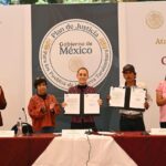 “Es justicia territorial”: Claudia Sheinbaum entrega más de 3 mil hectáreas de la sierra tarahumara de Chihuahua al pueblo Ódami