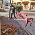 Realiza Parques y Jardines trabajos de mantenimiento en la Plaza Tin Tan