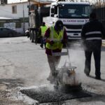 Tapó Obras Públicas 2,700 baches durante el mes de enero