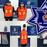 Policías Municipales arrestan a tres presuntos asaltantes de tiendas de conveniencia
