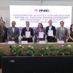 Firman INE y PRI un convenio de colaboración para llevar a cabo la captación de registros mediante la AP 