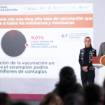 Claudia Sheinbaum hace llamado a mantener la calma; hay 28 millones de vacunas contra el sarampión