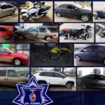 Recupera policía municipal 14 vehículos con reporte de robo gracias a operativo especial