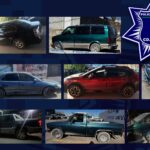 Recupera policía municipal diez vehículos con reporte de robo gracias a operativo especial
