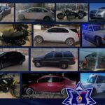 Recupera policía municipal 15 vehículos con reporte de robo gracias a operativo especial
