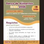 Abre DABA convocatoria para integrar Banco de Alimentos 2026