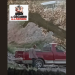 Buscan a responsable de tirar escombro en un arroyo