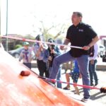 Vecinos y Municipio limpian y rehabilitan parques en Praderas del Pacífico