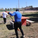 Personas infractoras realizan labores comunitarias en El Chamizal y Vivero Municipal