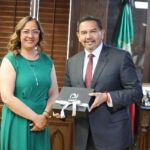 Visita al Alcalde la presidenta de la Comisión Estatal de los Derechos Humanos