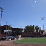 Instala Obras Públicas alumbrado en el campo de la Liga de Beisbol Infantil y Juvenil Satélite