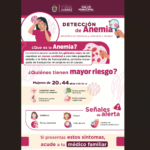 Invita Salud Municipal a detectar oportunamente la anemia y atender síntomas a tiempo