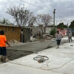 lleva pavimentación de la calle Gaviota avance del 60%