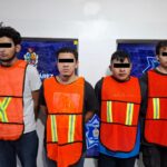 Policía Municipal captura a célula criminal armada con un fusil de asalto, pistola y cargadores