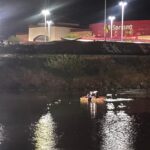 Lluvias y fuertes vientos dejan encharcamientos; rescatan a hombre atrapado en un dique