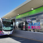 Acerca JuárezBus  CAM Móvil a estación Presidencia del BRT-1