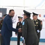 Asiste el Presidente Ortiz Orpinel a toma de posesión en el 9/o Regimiento de Caballería Motorizado