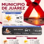Pronostican domingo caluroso con posibilidad de lluvias y tormentas eléctricas para Ciudad Juárez