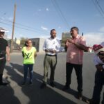 Entrega alcalde trabajos de rehabilitación en la calle Colombia