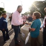 Entrega el Alcalde más de 200 tinacos a familias que no tienen agua potable