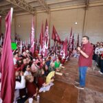 Cruz Pérez Cuéllar demuestra su fuerza en festiva Asamblea Informativa en Ciudad Juárez