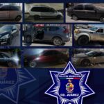 Recupera policía municipal 12 vehículos con reporte de robo gracias a operativo especial